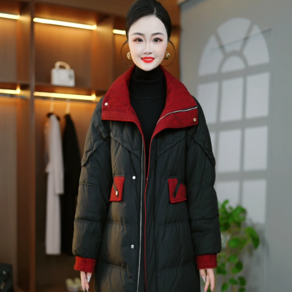 【双面穿羽绒服】冬季时尚百搭时尚气质羽绒服M-4XL