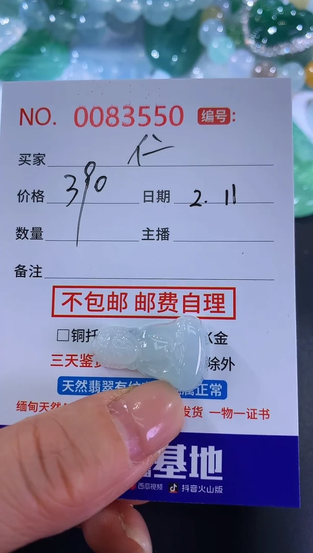 【闪购商品】翡翠颈饰未镶嵌仁