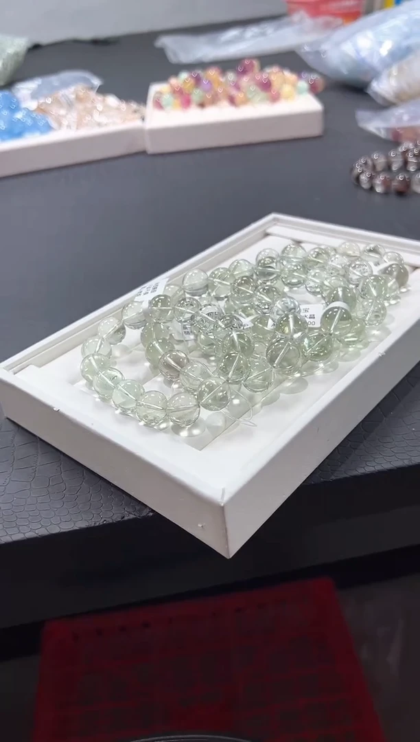 水晶手链未镶嵌47a多样性发其一【1条】默认微瑕14mm