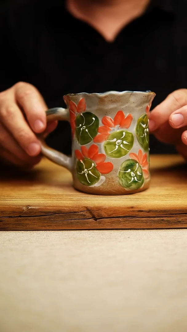 @@陶园瓷舍@@纯手工手绘@高温釉下彩