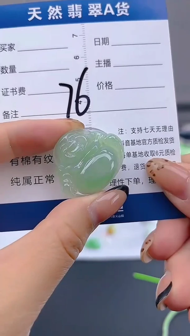 颈饰未镶嵌翡翠天然A货缅甸翡翠