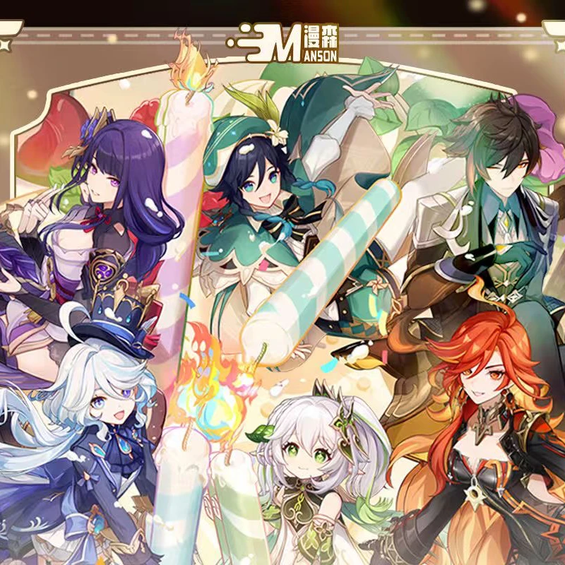 【宠粉福福】漫森原神卡牌·灵与火的织卷 同人二创收藏卡