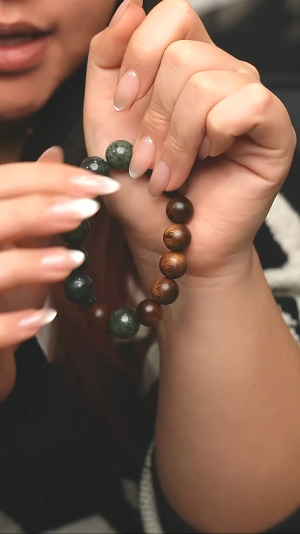 未镶嵌手链水晶绿发晶沉香木49.9