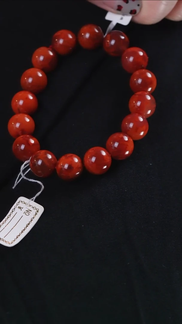 【闪购商品】南红玛瑙手串未镶嵌火焰@@SCHY单-13m手工