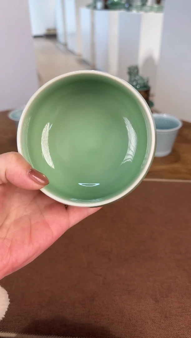 青瓷手工茶器包邮不带礼盒