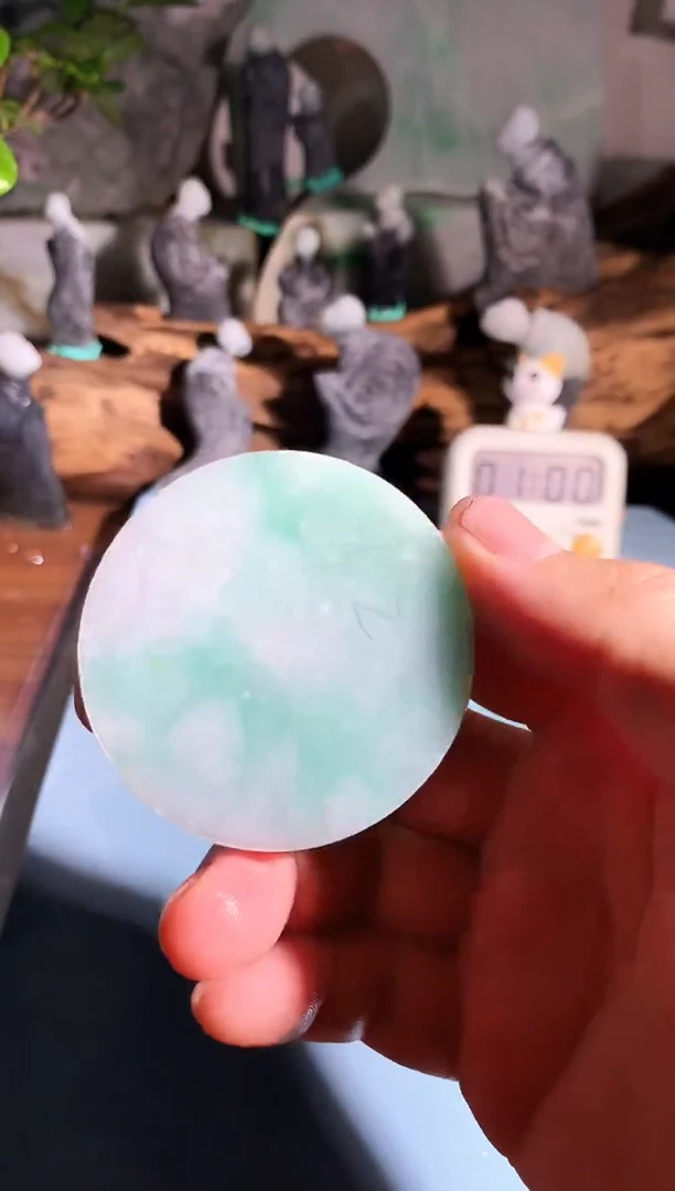 翡翠未镶嵌吊坠(不含链)野*D705