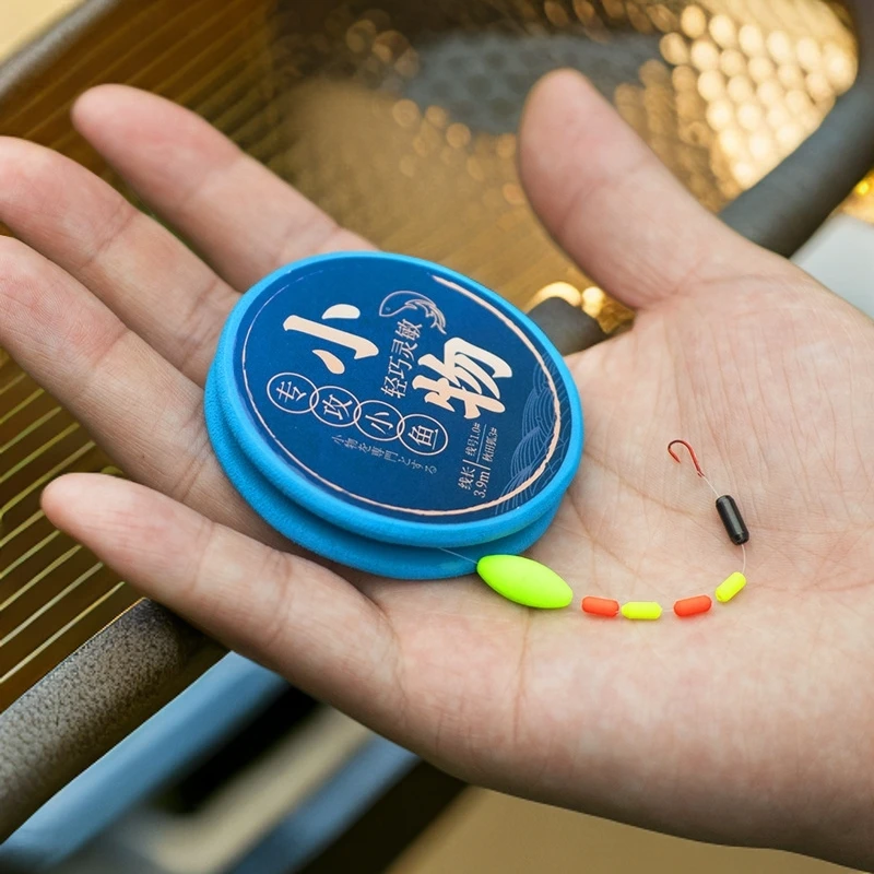 PE连接加固主线组原丝鱼线精绑成品套装全套绑好双芯漂座台钓线组