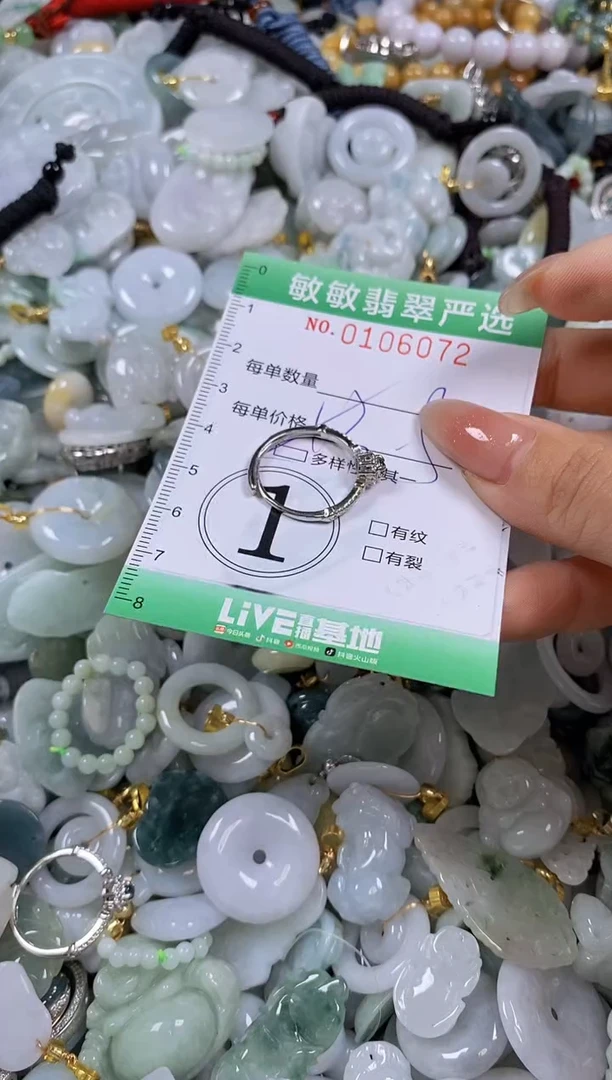 【闪购商品】翡翠颈饰未镶嵌闪购0106072多样性发其一