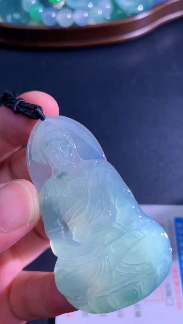 颈饰未镶嵌翡翠天然A货翡翠