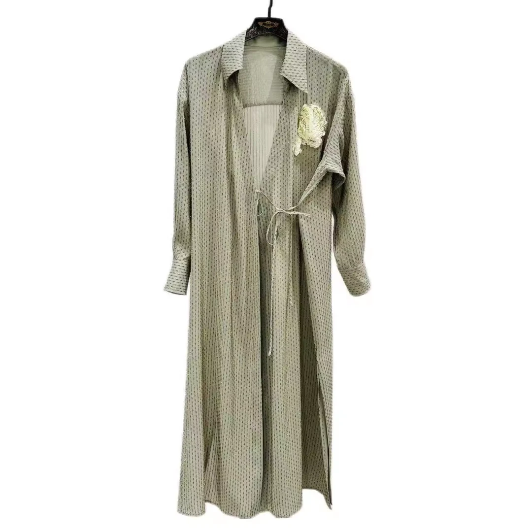 【ALSCANA】金丝绣花翻领连衣裙5105303