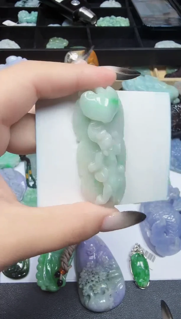 未镶嵌挂件翡翠天然a货翡翠123