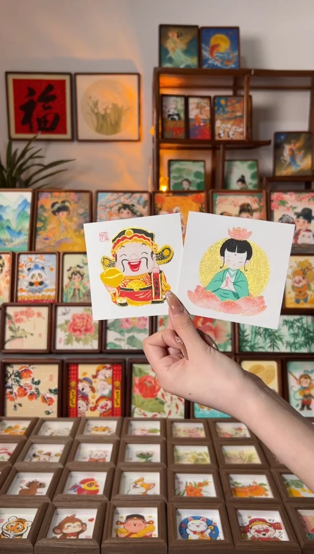 【闪购商品】国画财神 如愿 10画芯