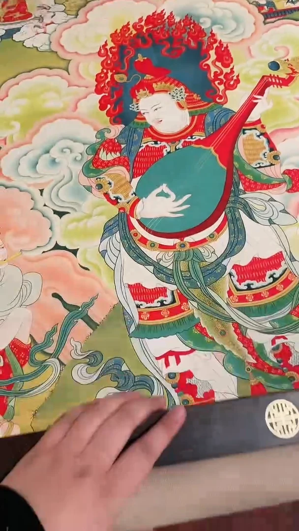 卷轴画手绘唐卡071