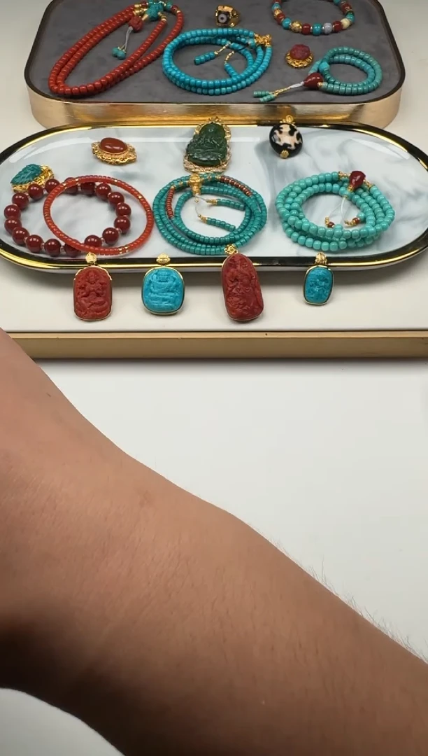 未镶嵌绿松石配饰失*～1