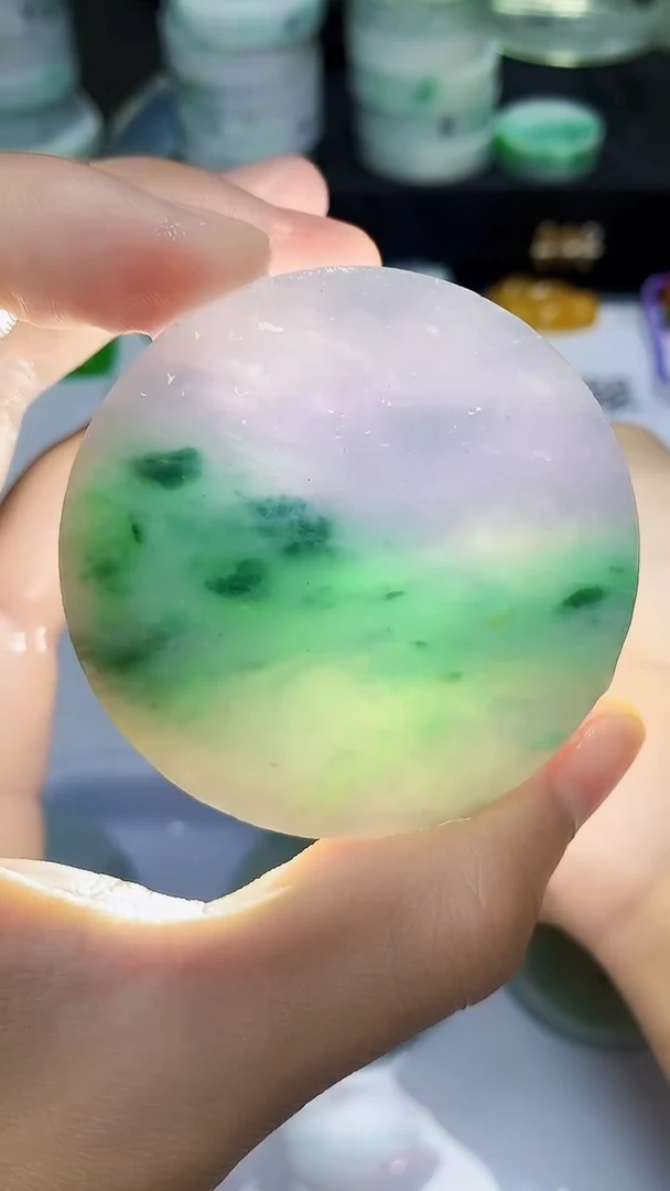 翡翠裸石缅甸天然翡翠A货Y622