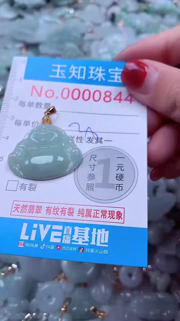 吊坠(不含链)未镶嵌翡翠844