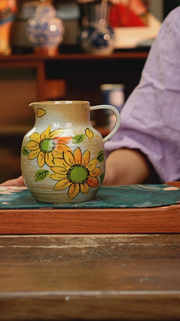 杯景德镇纯手工釉下彩精品茶具水杯