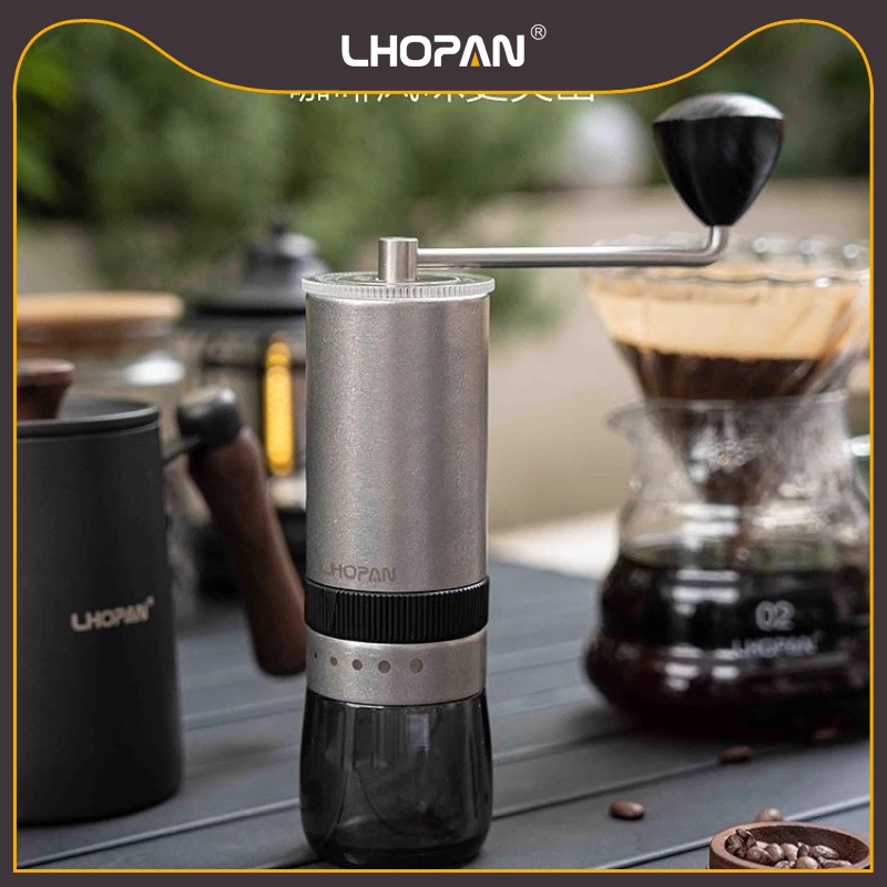 L'HOPAN/欧烹行星磨豆机-新款7角省力机械齿轮磨豆机手磨家用手摇