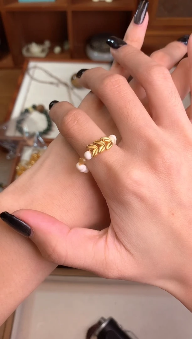 【闪购商品】库克手串麦穗子戒指