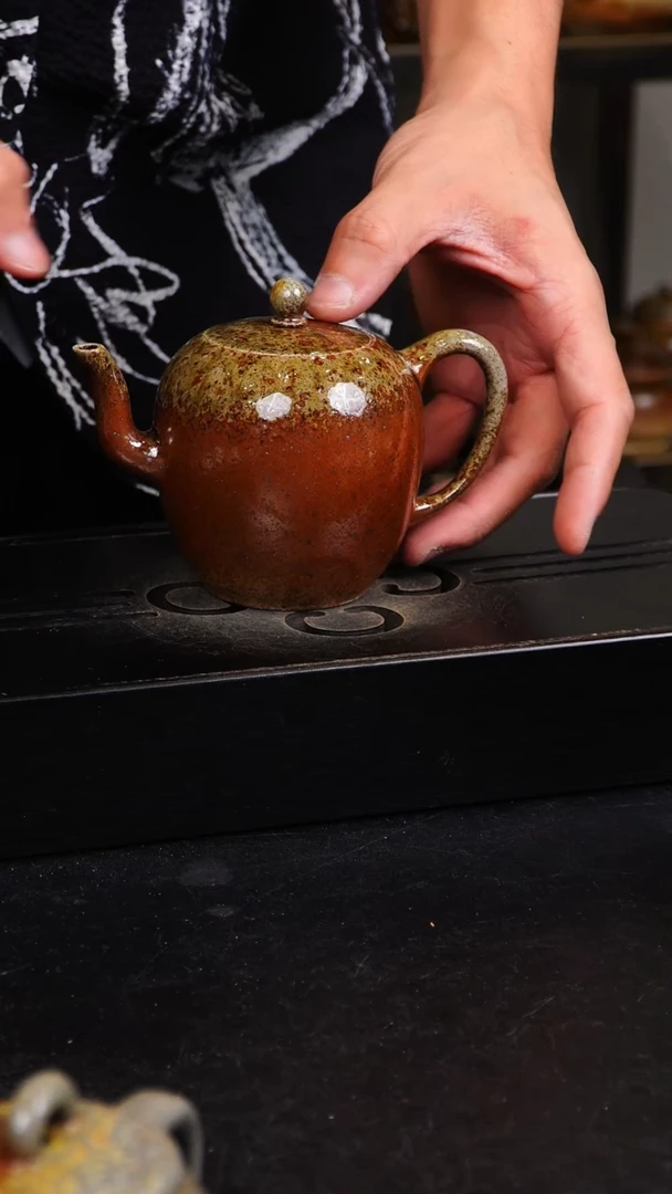 茶壶紫砂宜兴紫砂柴烧壶