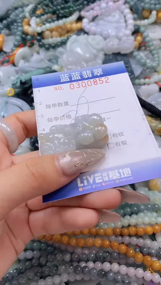 翡翠未镶嵌颈饰闪购0300852