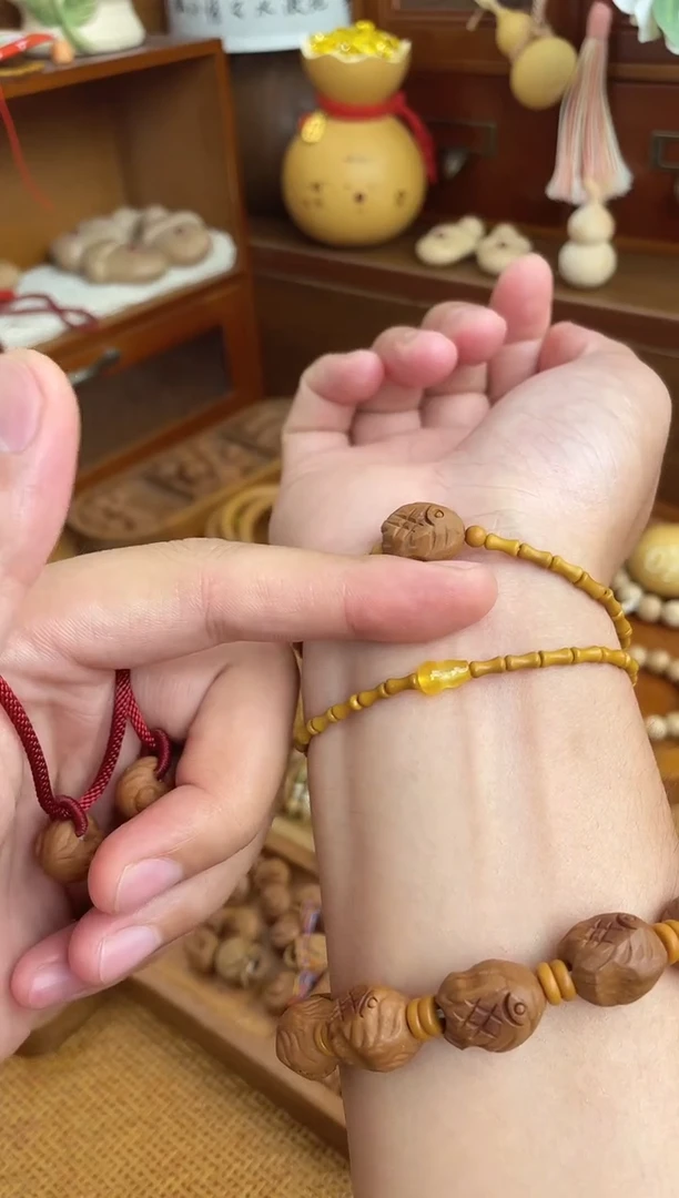 竹节手串一物一拍黄葫芦款