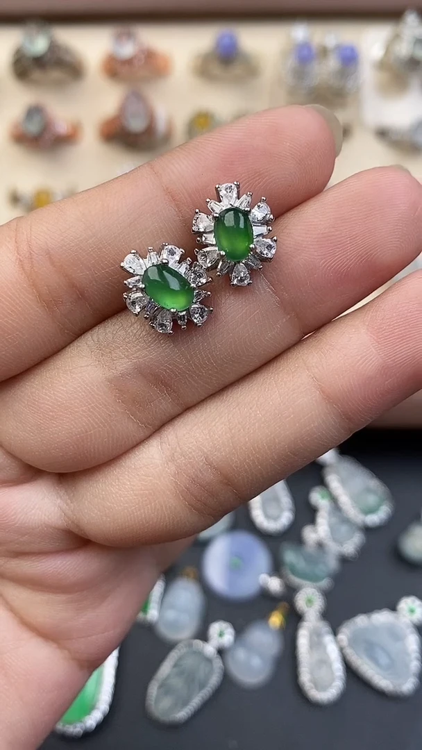 银S925镶嵌定制翡翠4848468