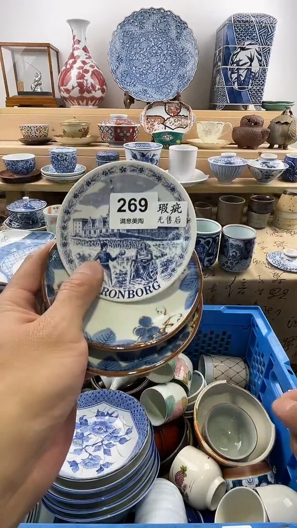 瓷片瑕疵不退不换B269