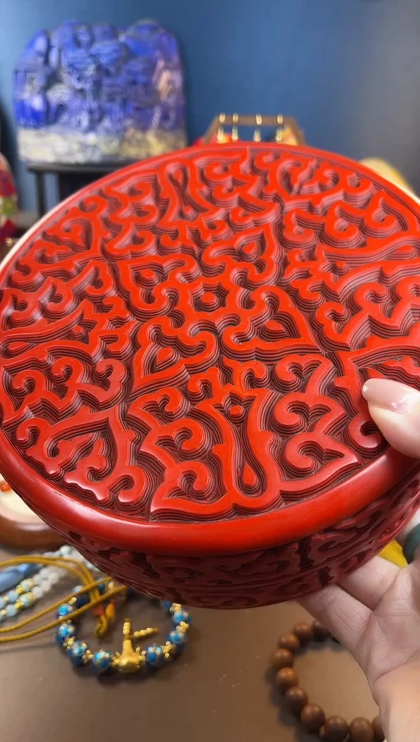 命***家，大漆盒子云纹