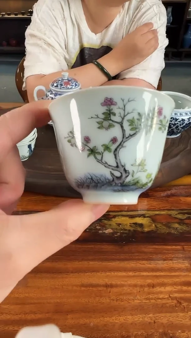 杯子双板桥柴窑双板桥柴窑开片
