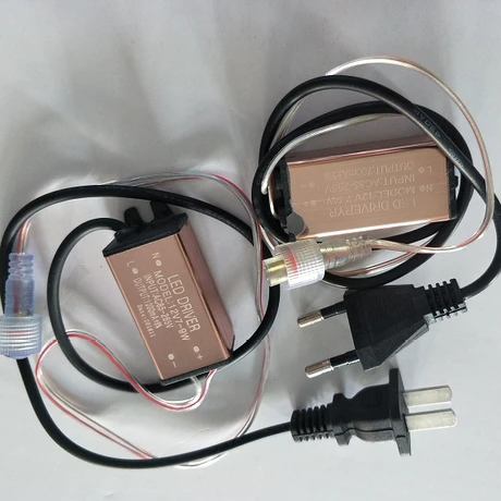 DC12v7V LED流星雨灯管专用户外防水电源 模组灯条灯带变压器
