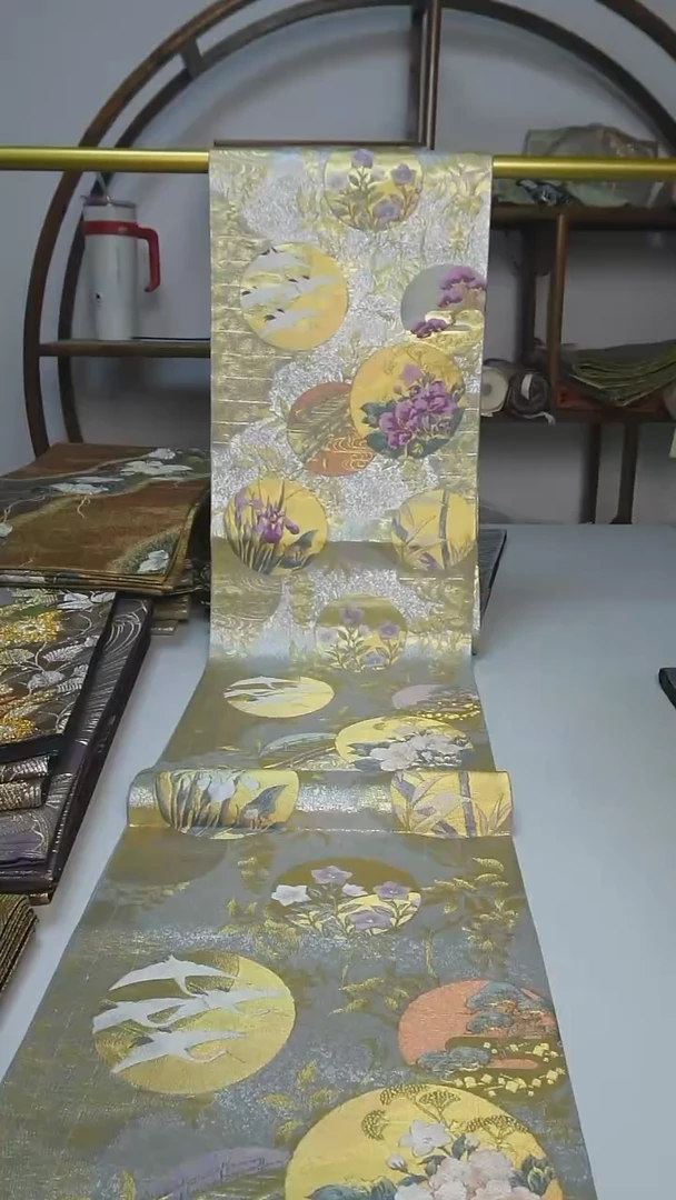 织绣82西阵织六通帝王紫