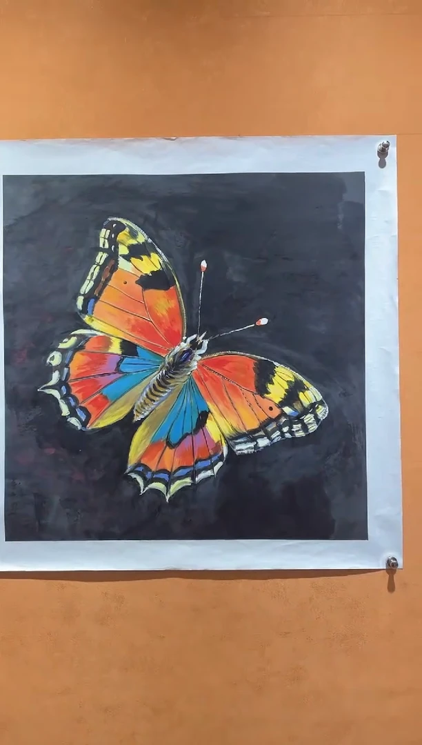 国画刘金玉教授亲笔手绘