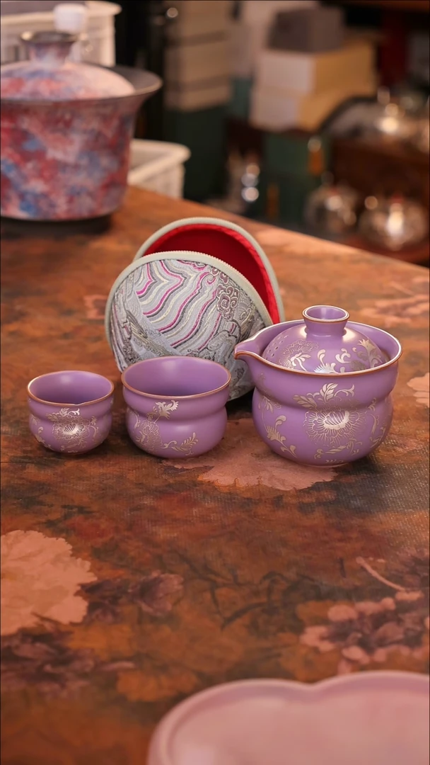 【闪购商品】陶瓷茶具（无礼盒无茶盘）@@A11622