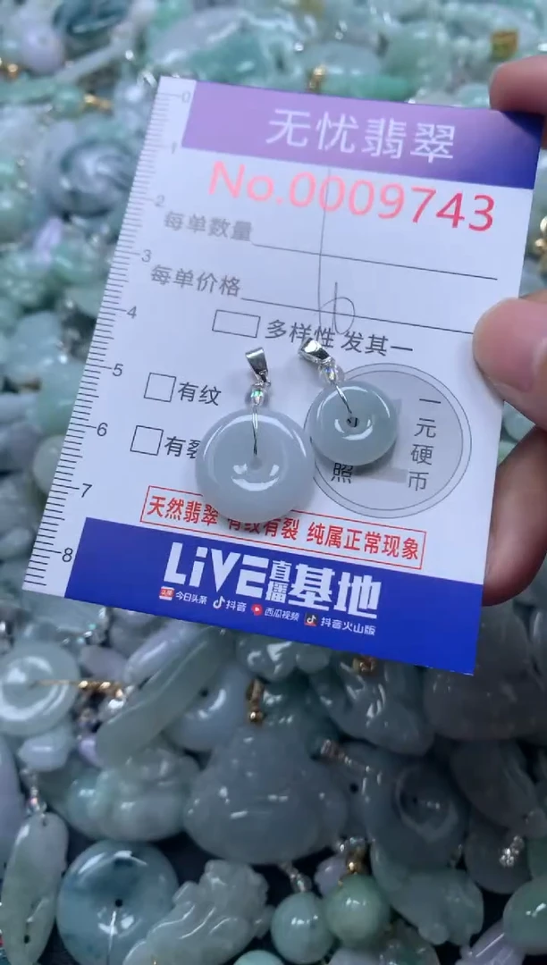 颈饰未镶嵌翡翠9743