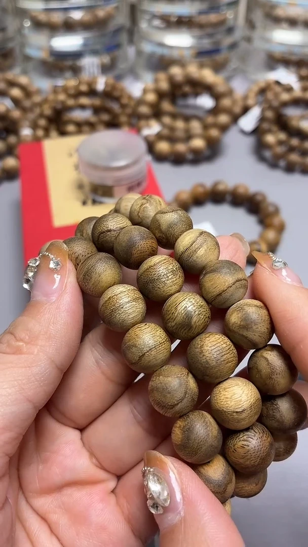 沉香手串达拉干圆珠单圈1.1+多样性发其一