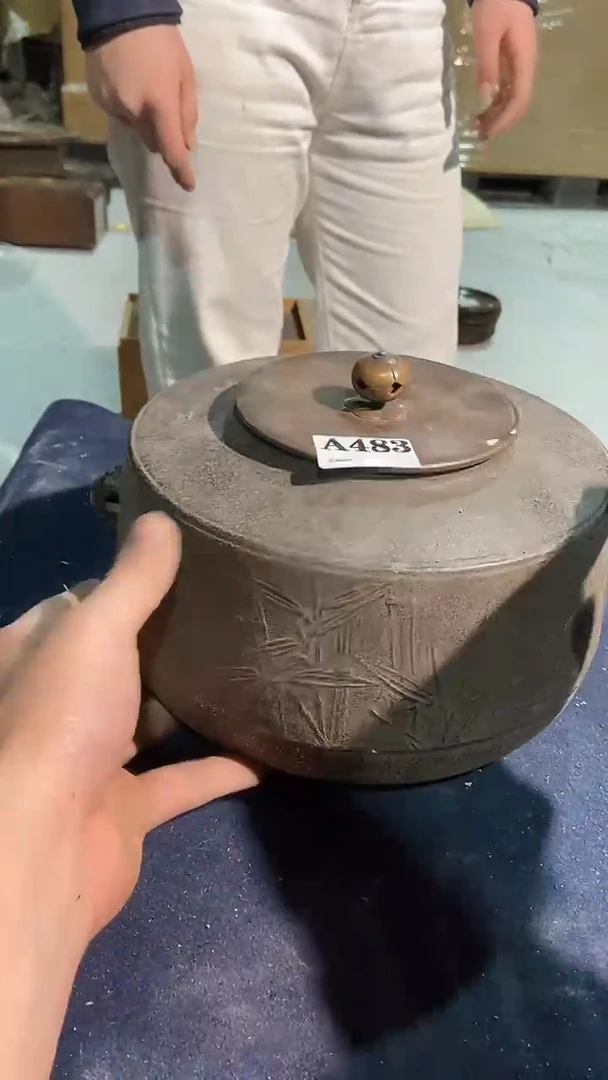 483中古艺术工艺品铜炉