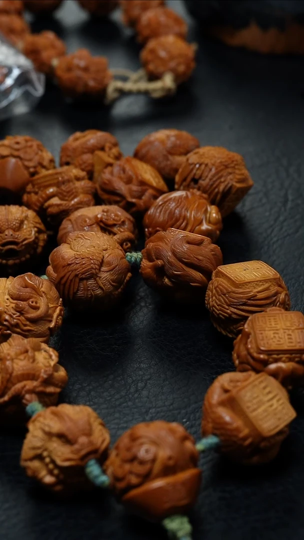 手串/手链橄榄核劉*忆鱼子精品核文化