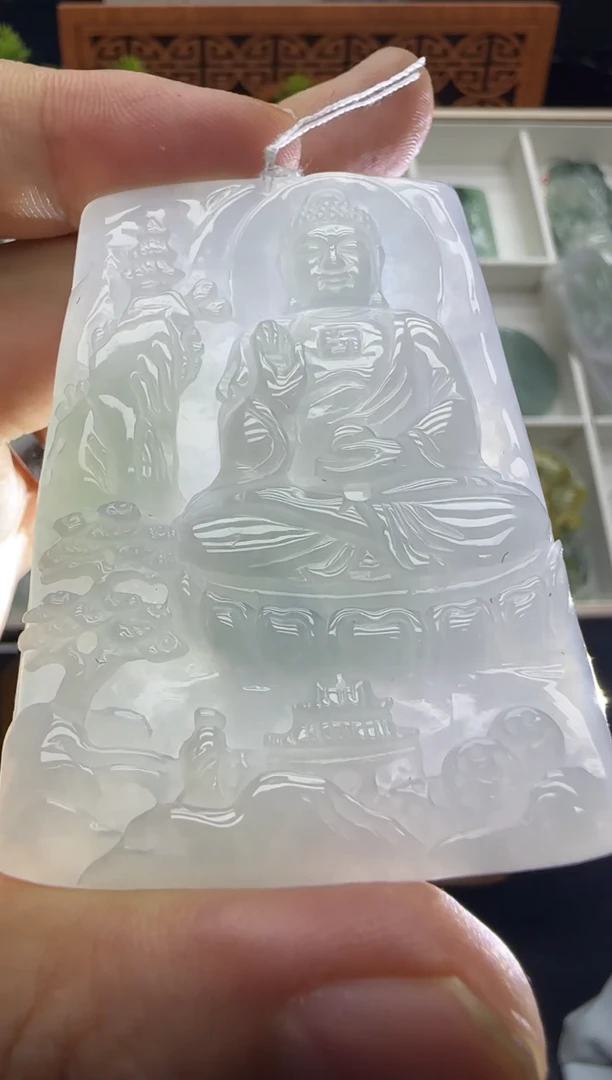 翡翠挂件未镶嵌A货翡翠多样性孤品