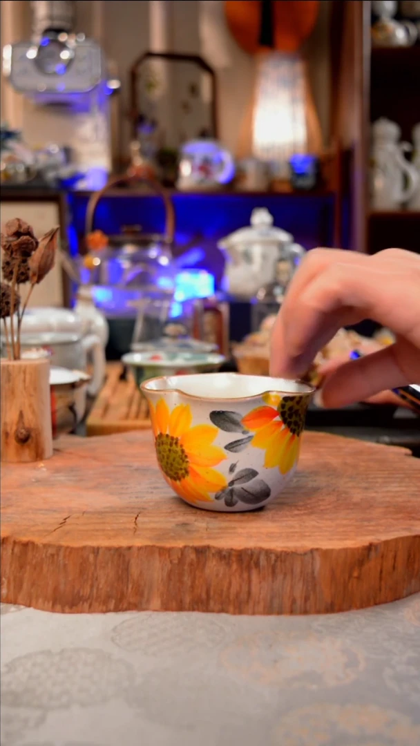 摆件向日葵手工手绘手工手绘