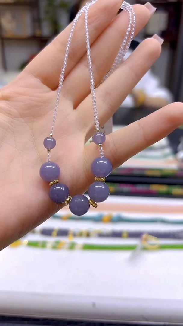 和田玉未镶嵌颈饰DIY款X631