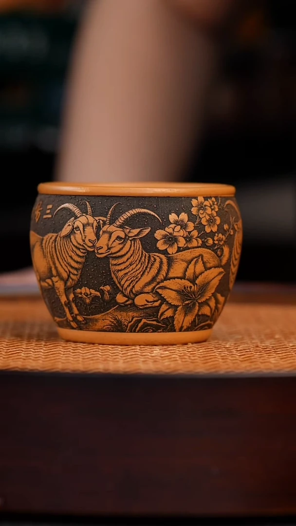 茶杯紫砂宜兴全手工紫砂杯