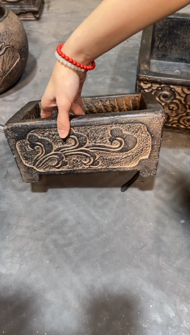 陶土【火山泥】石槽盆