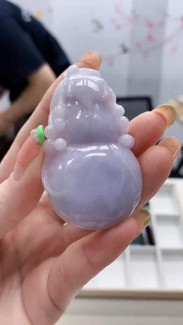 未镶嵌定制翡翠4917ry-毛货挂件15