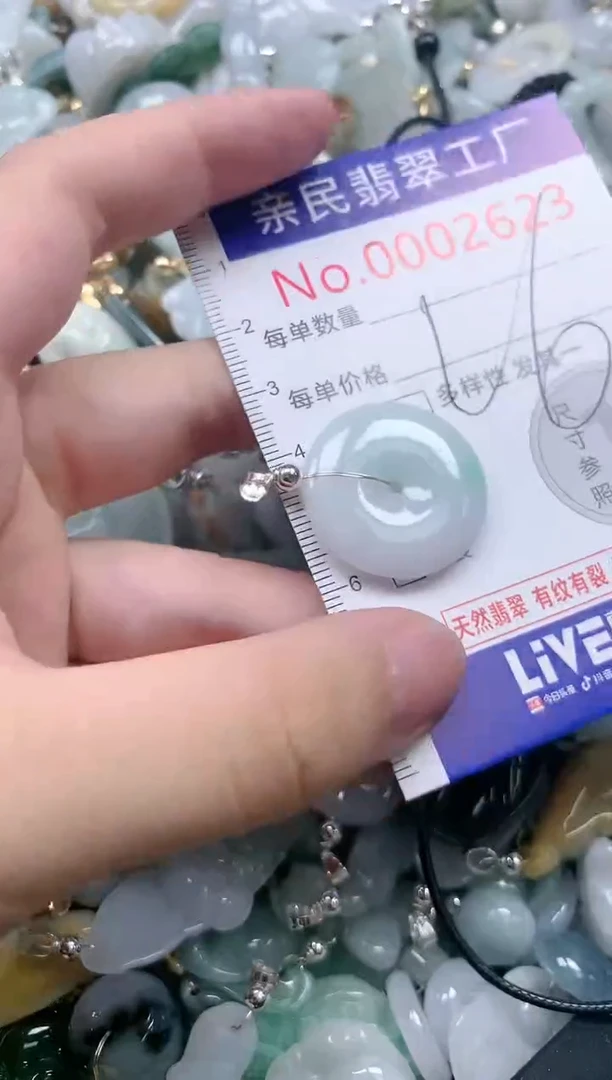 翡翠未镶嵌吊坠(不含链)2623