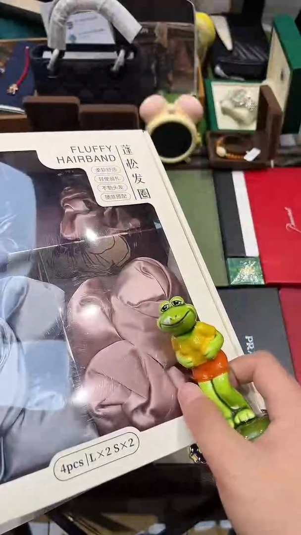 瓷片蓬松发圈盒装..