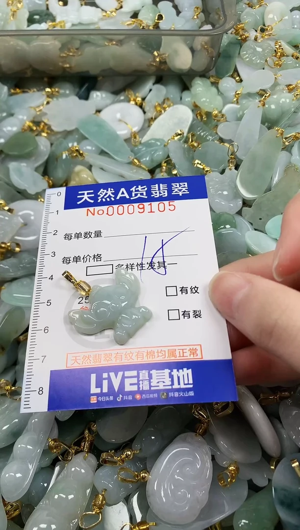 颈饰未镶嵌翡翠纯天然a货翡翠