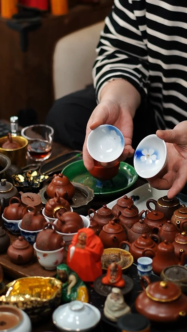 闪购57 2个茶杯功夫茶道具