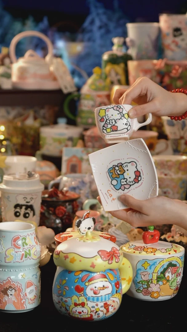 其他陶景德镇釉下彩手绘设计师款陶瓷