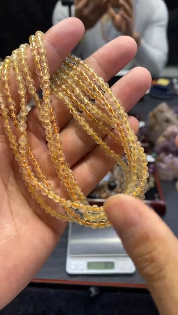 【闪购商品】水晶手链未镶嵌金发多圈